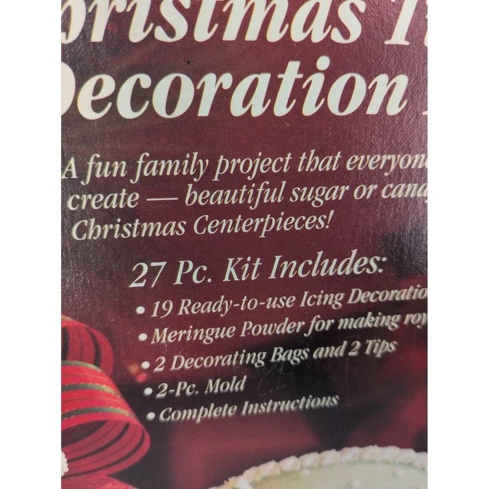 VTG NEW🌲Wilton Christmas Time Decoration Kit 27pc CraftCore CabinCore DIY Cozy